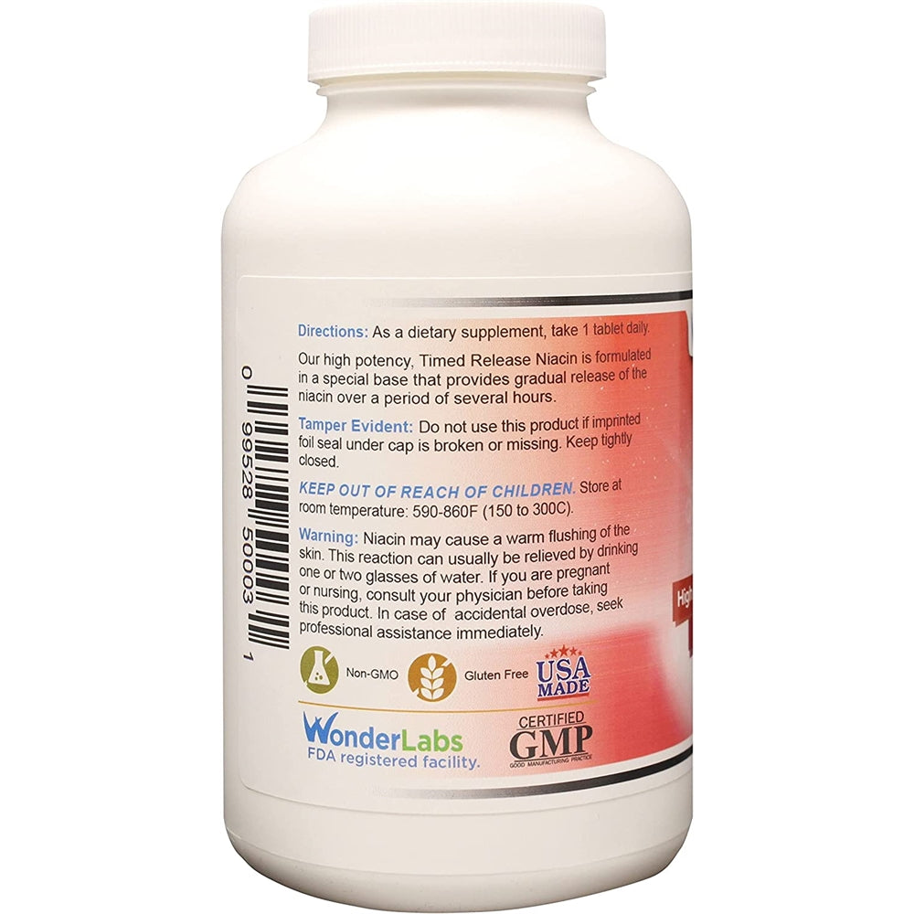 Suplemento Niacina vitamina B3 500 mg 300 comprimidos