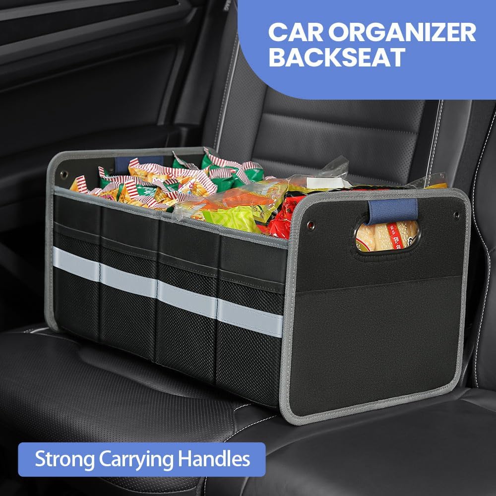 Organizador de Maletero para SUV, Multi-Compartimentos, Plegable