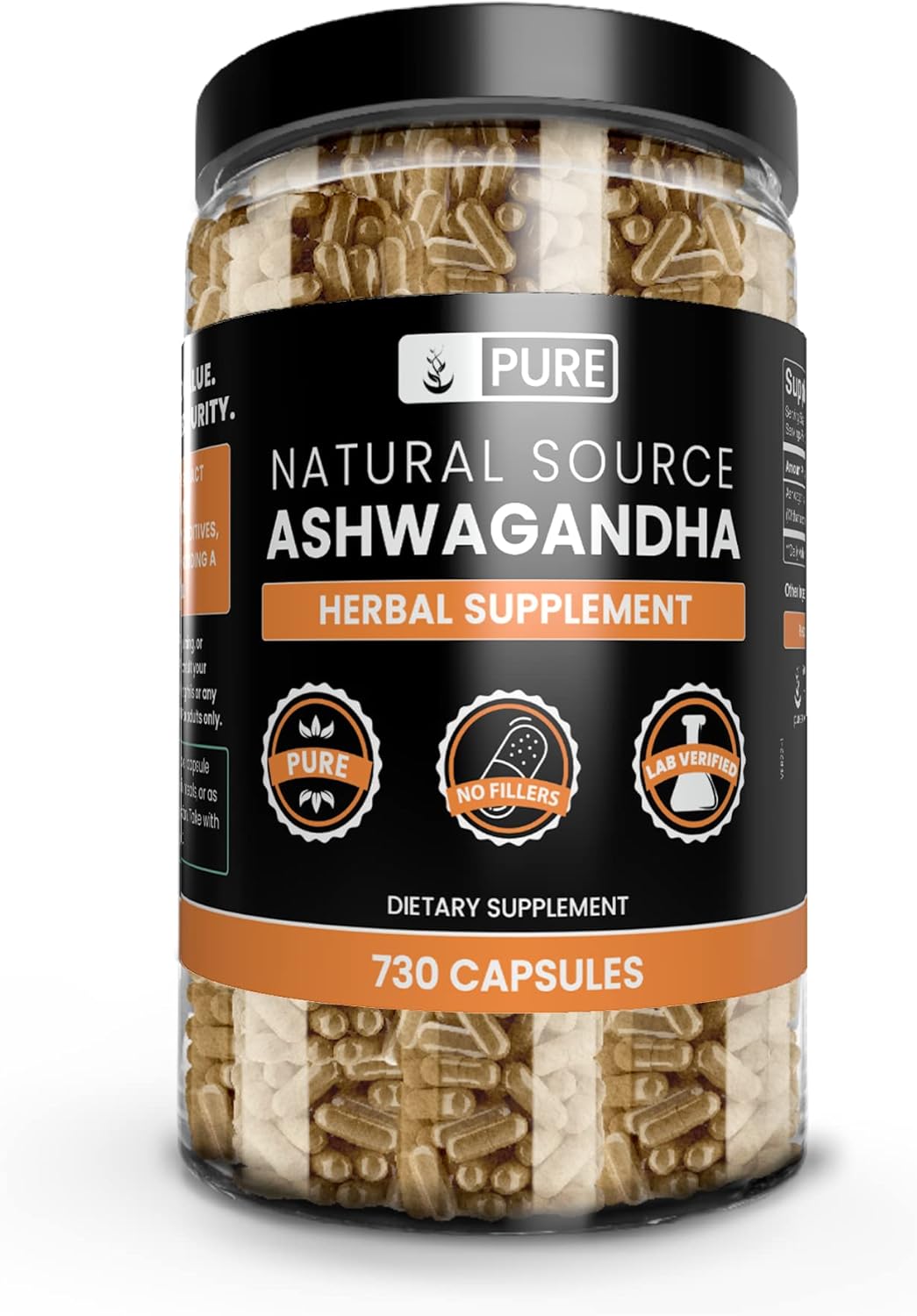 Ashwagandha 730 Cápsulas Pure Original Ingredients Sin Rellenos