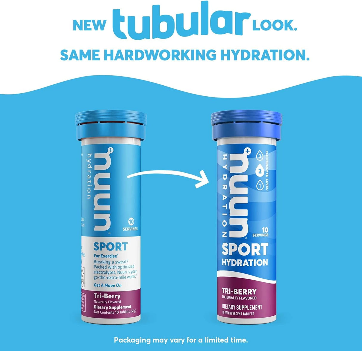 Suplemento Nuun Sport Tabletas de electrolitos hidratación