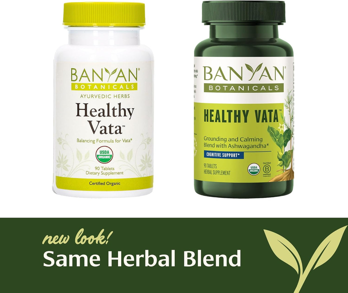 Suplemento Healthy Vata de Hierbas Orgánicas Ayurvédicas