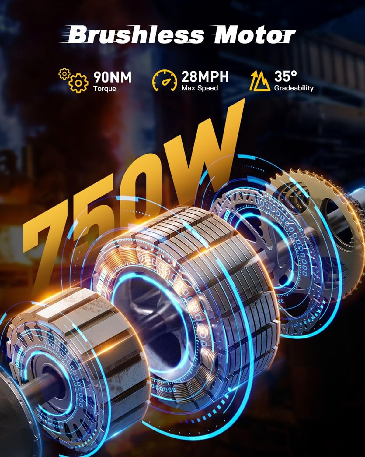 Bicicleta Eléctrica Boxer 960W, 48V, 20AH, Suspensión Completa