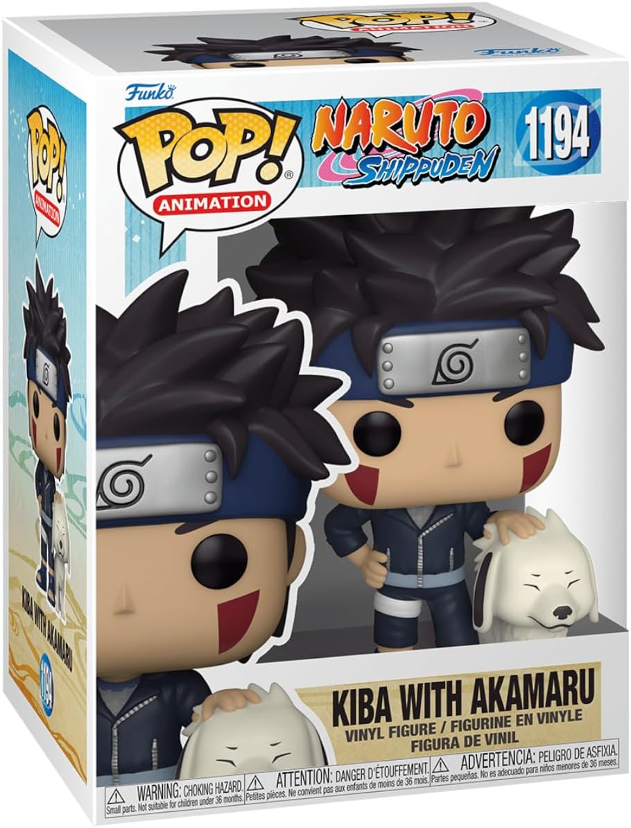 Funko Pop! Naruto: Kiba con Akamaru - Figura Coleccionable