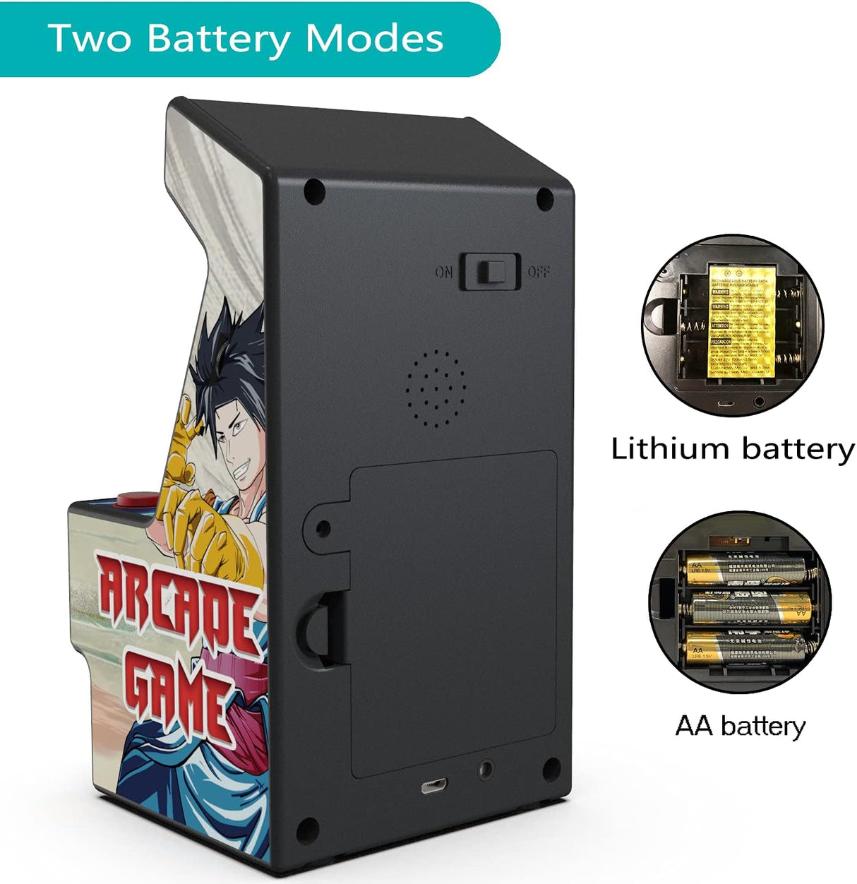 Mini consola de arcade 156 juegos RHAC06 Golden Security