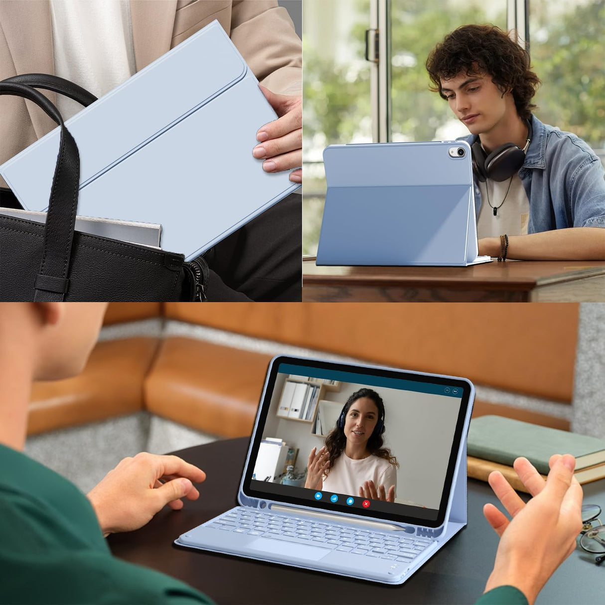 Funda teclado con touchpad para iPad Air 11 - Bluetooth, 6ta Gen