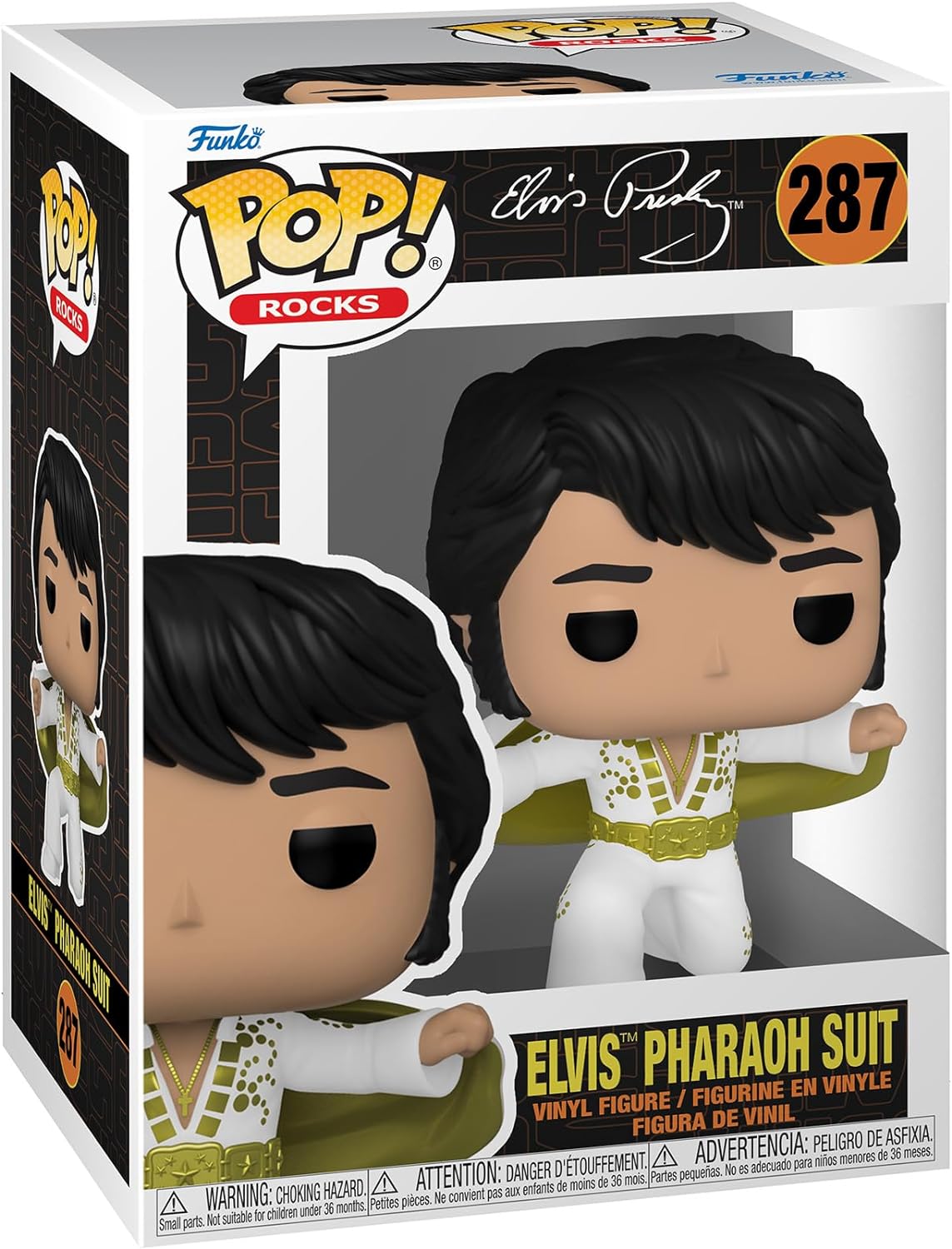 Funko Pop! Elvis Presley - Traje de Faraón, Referencia 12345