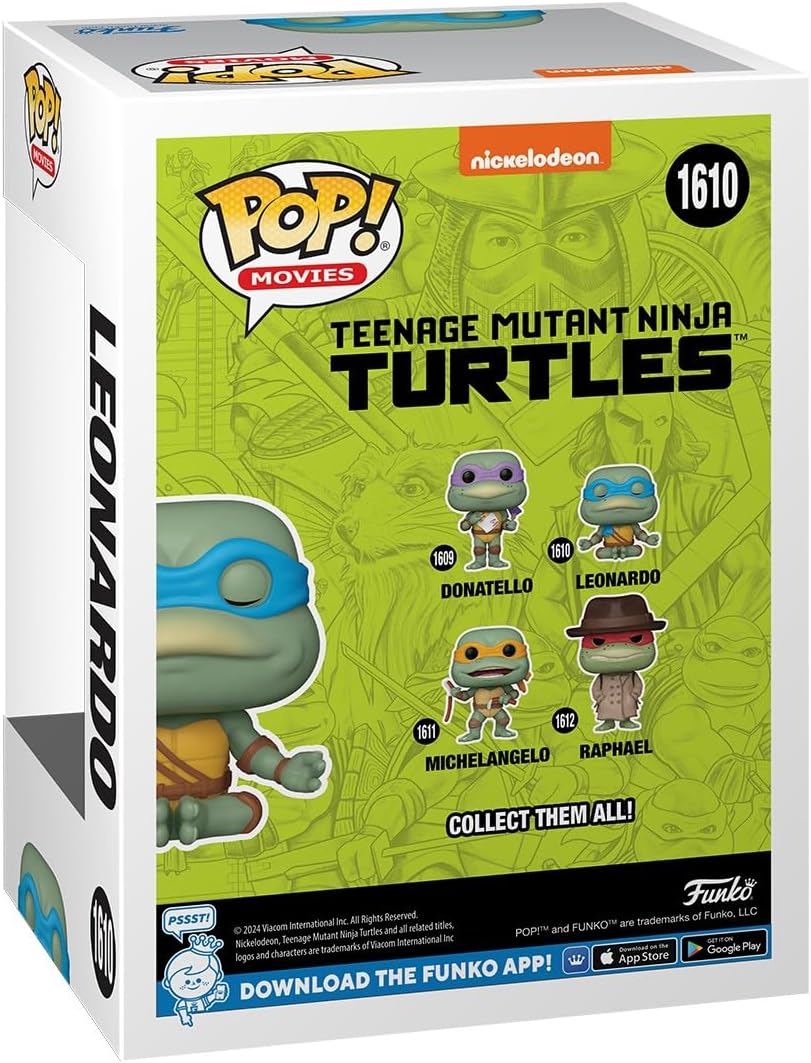 Funko Pop! Películas: Tortugas Ninja - Leonardo Coleccionable