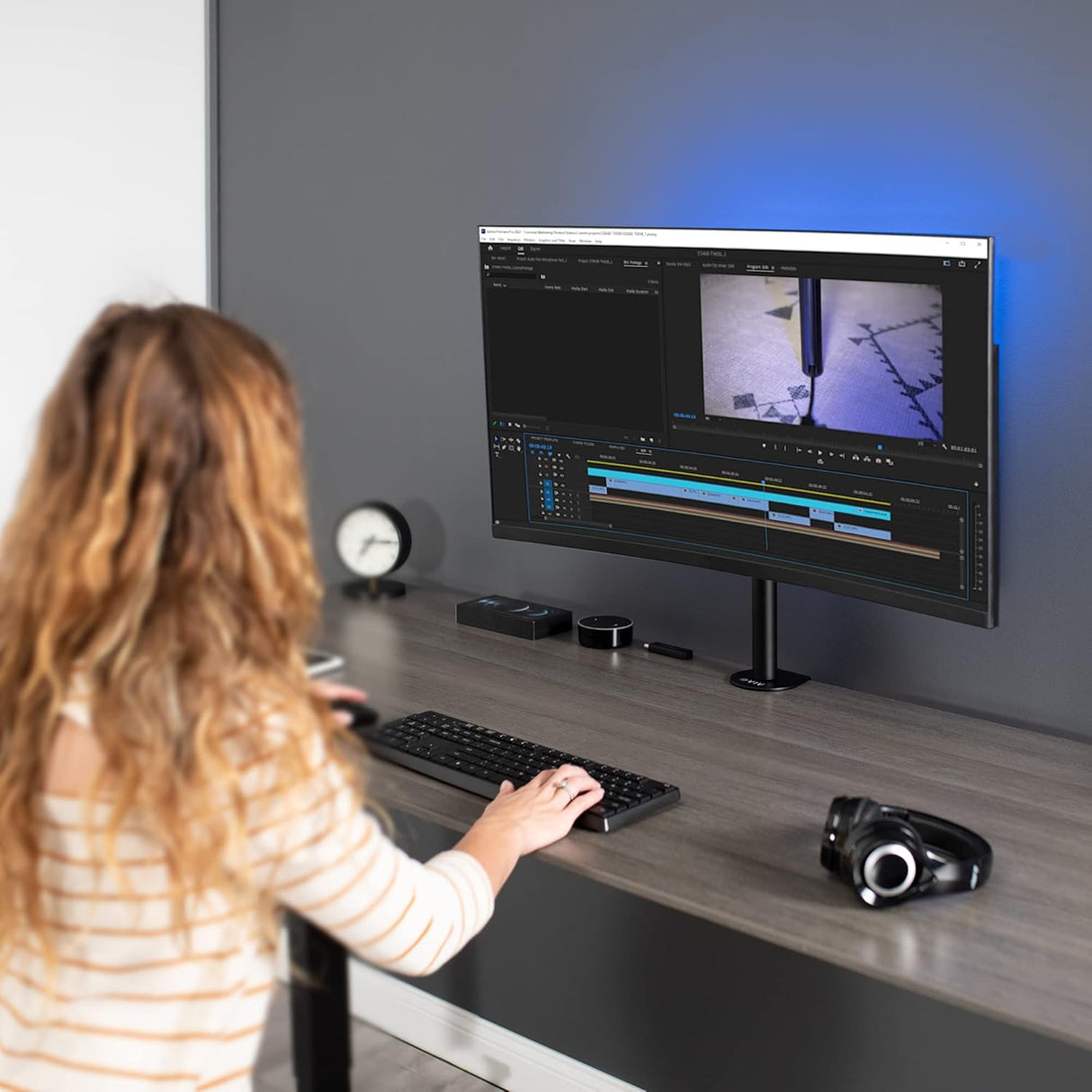 Soporte de Monitor VIVO para Pantalla de 38, STAND-V001C