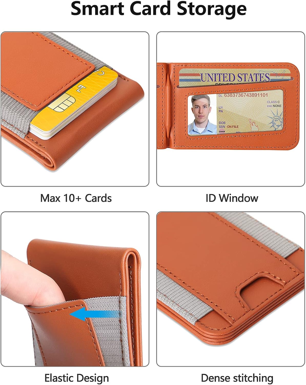 Cartera magnética 2 en 1, cartera iPhone 14 Pro Max