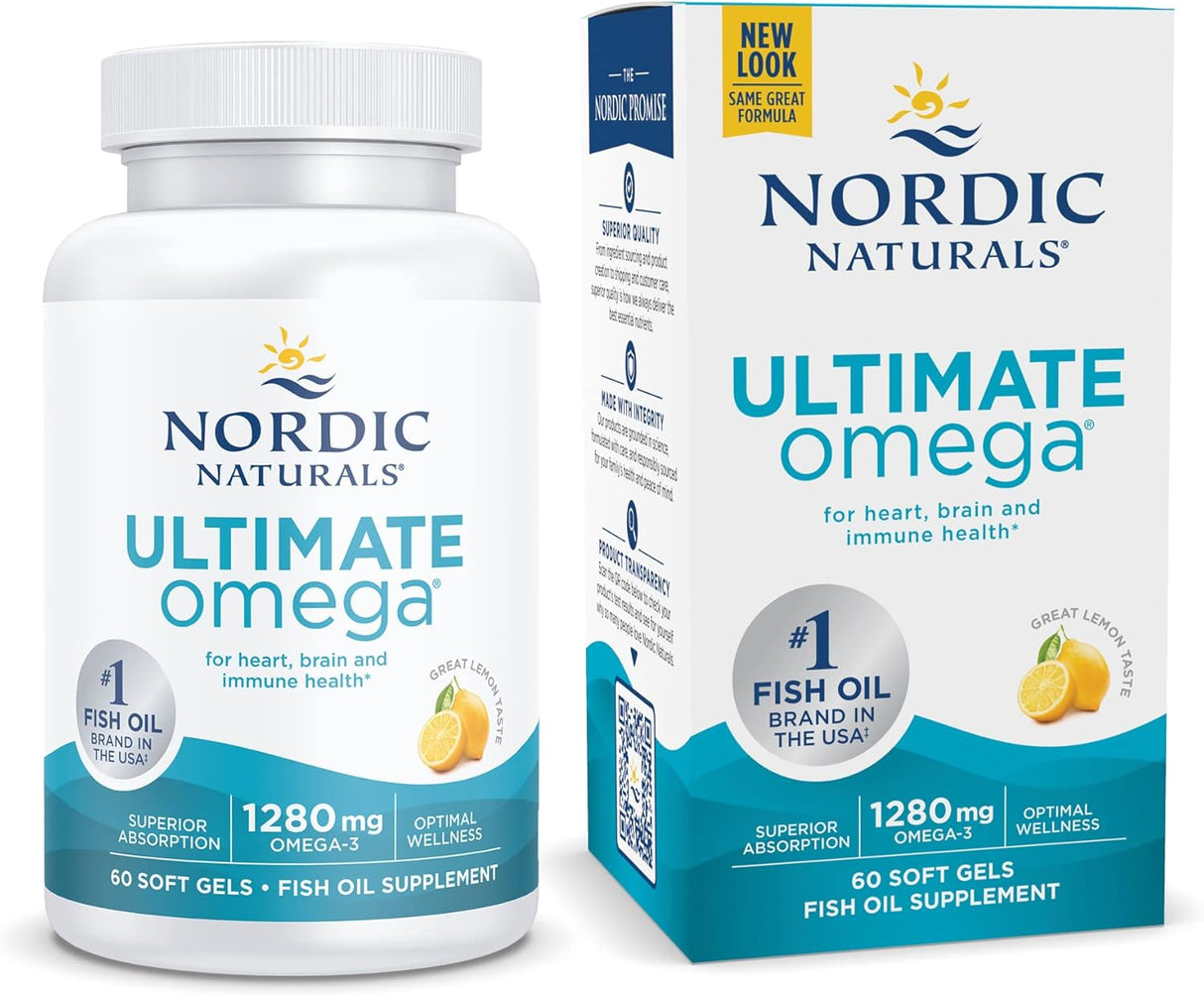 Suplemento Nordic Naturals Ultimate 1280 mg de Omega
