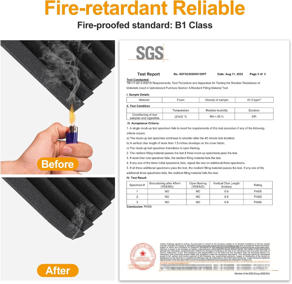 Paneles Acústicos 12 Pzs, Espuma Aislante, 1 X 12 X 12