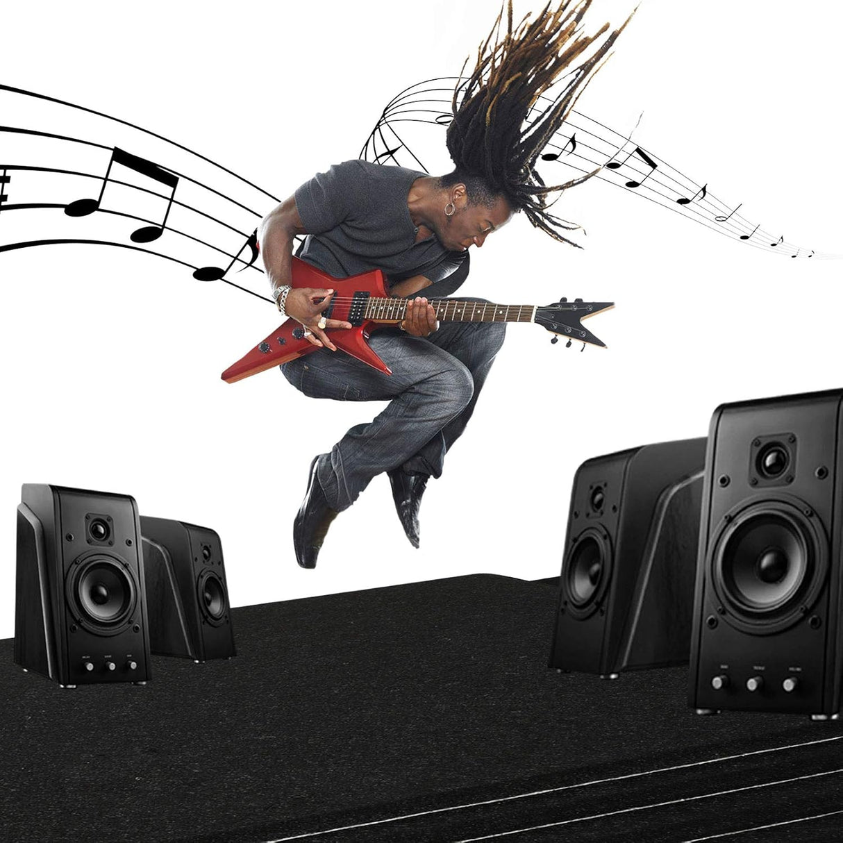 Paneles acústicos 12x12x0.4 - Tratamiento Sonoro - 18 Pack