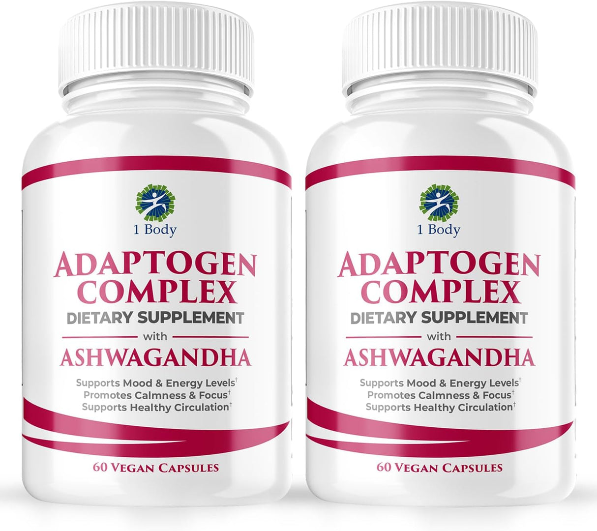 Suplemento Adaptógeno de Ashwagandha Enfoque y Energía