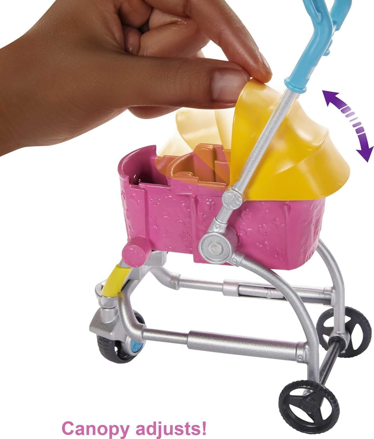 Barbie Perro Paseo Set con Muñeca y Accesorios