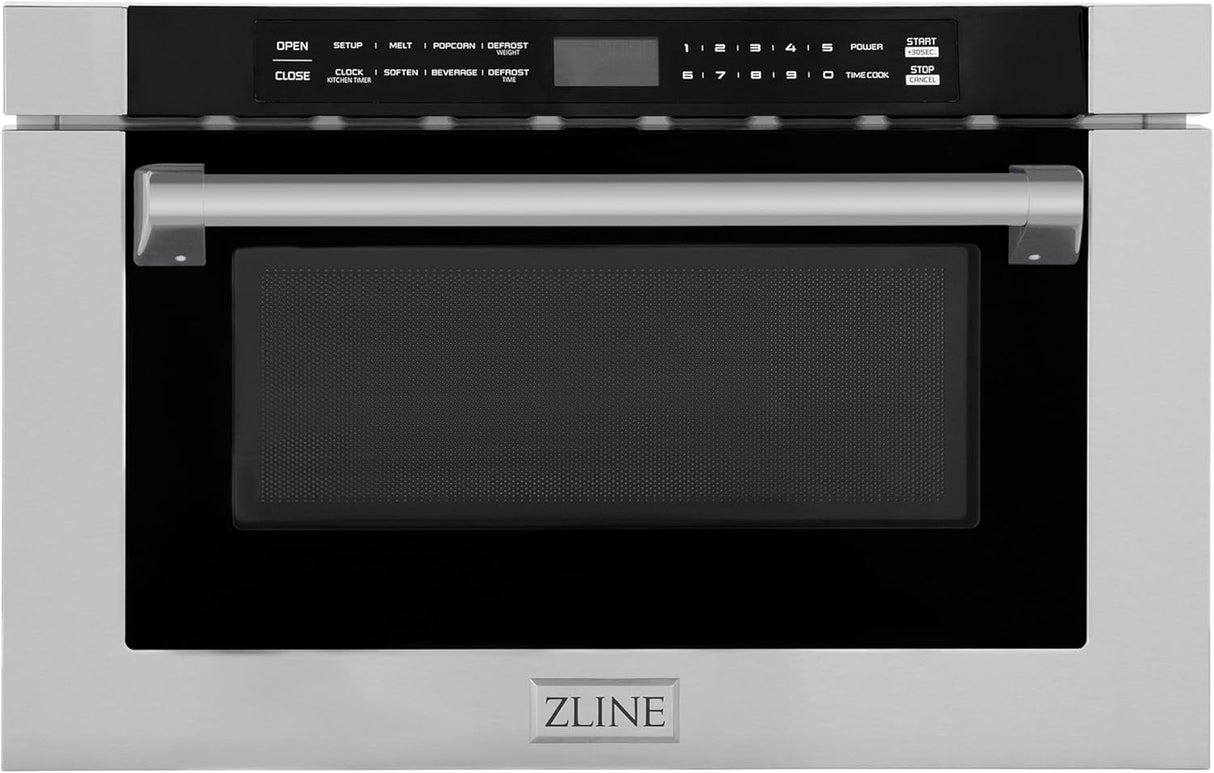 Microondas empotrado ZLINE 1.2 cu. ft. con manija tradicional
