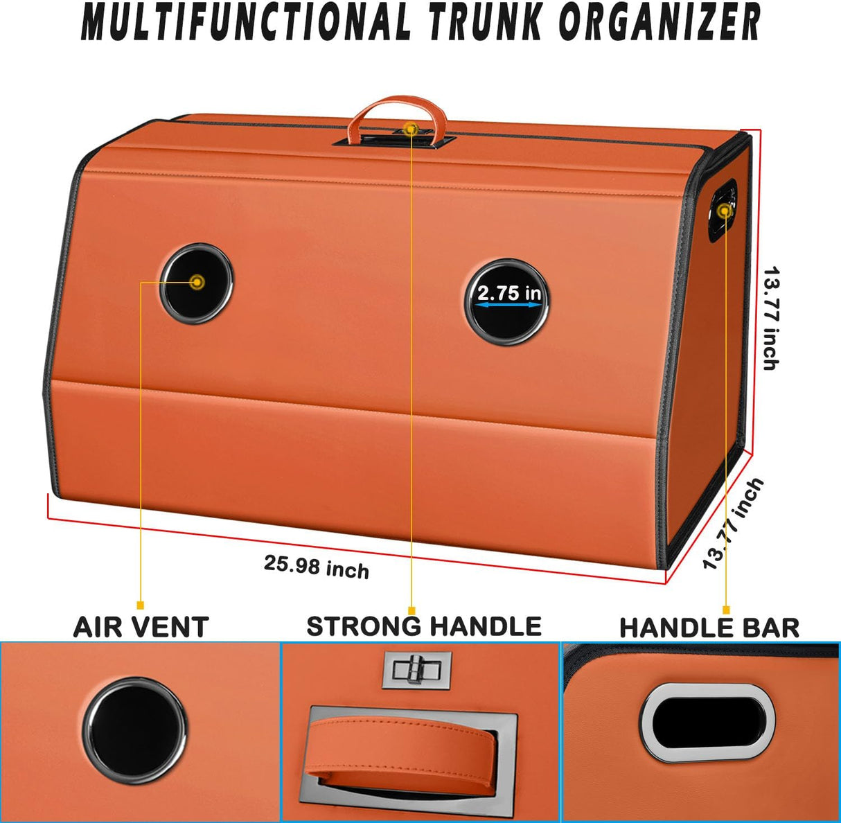 Organizador de Maletero HOLDCY - Impermeable y Ajustable 26