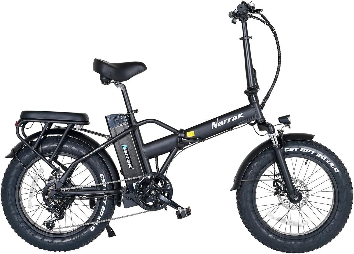Bicicleta Eléctrica Plegable Fat Tire, 48V, Motor 1100W, M5
