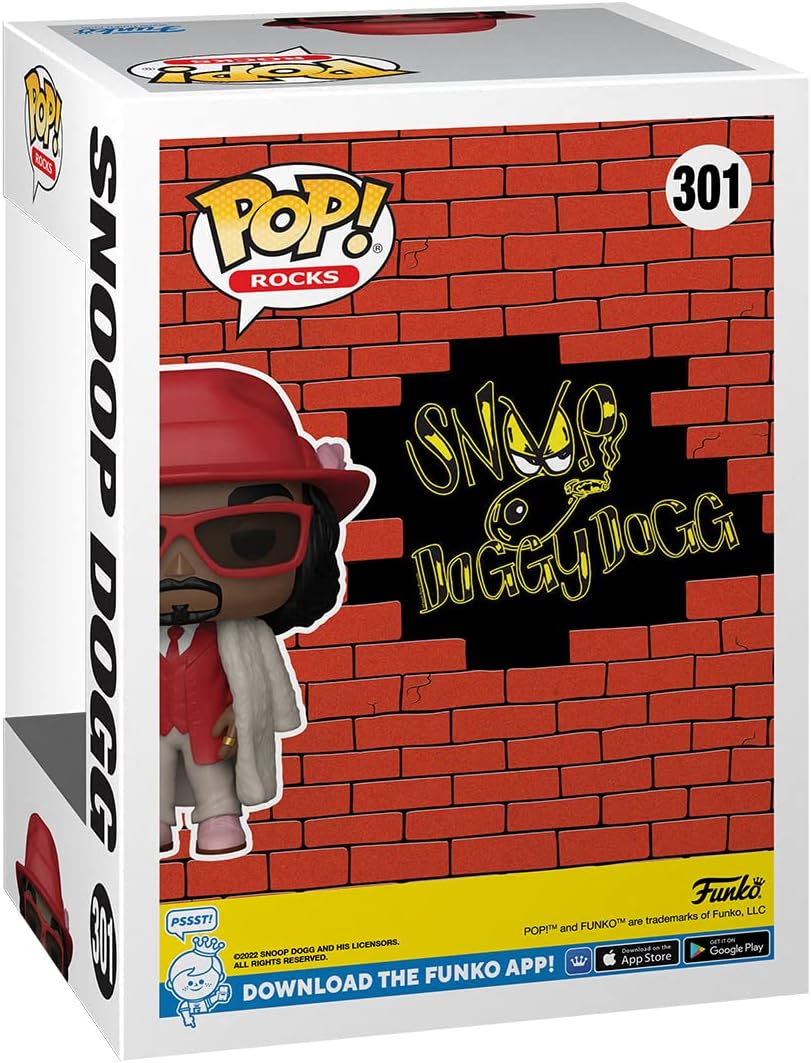 Funko Pop! Rocks: Snoop Dogg con abrigo de piel, modelo exclusivo