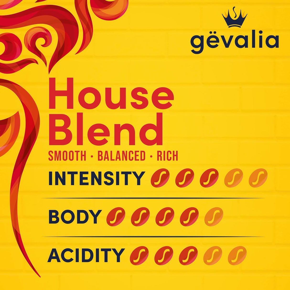 Gevalia House Blend - Café molido de tostado medio (bolsa de 20 onzas)
