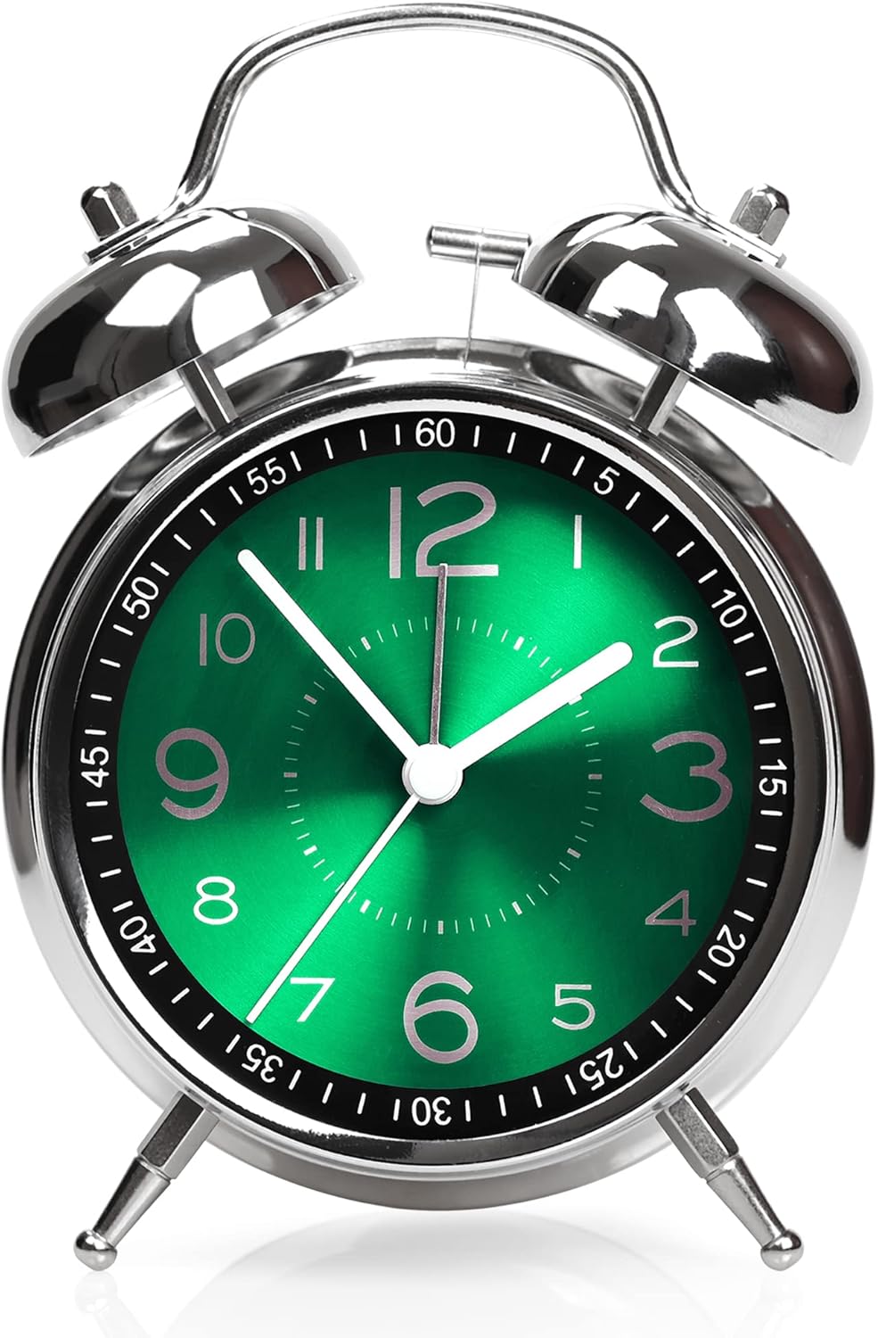Despertador Ruidoso para Dormilones, Silencioso, 4 Pulgadas