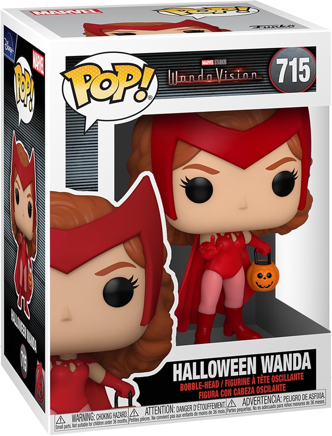 Figura Vinyl Wanda Halloween - Funko Pop! Marvel - WandaVision