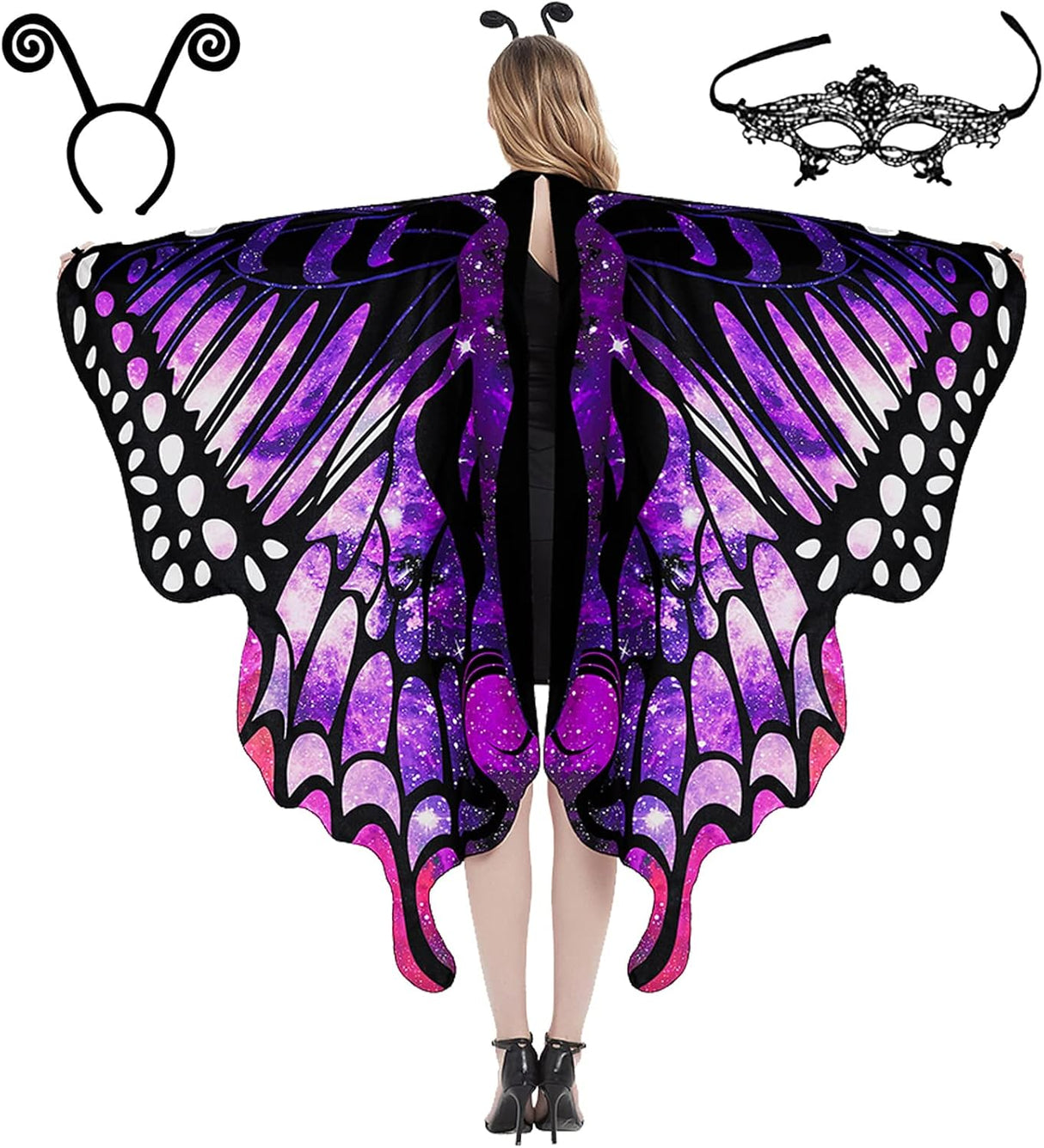 Disfraces de mariposa para mujer morado talla única