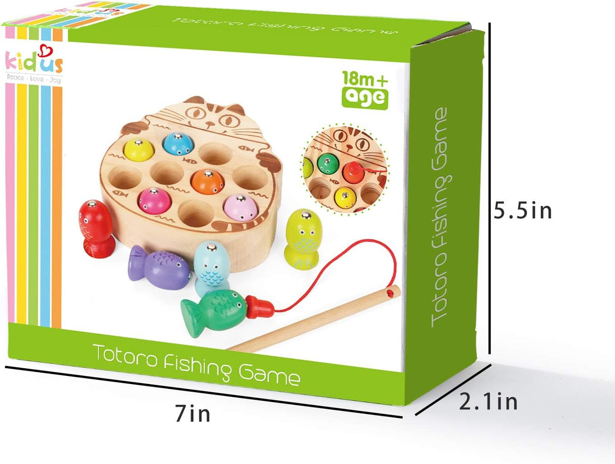 Juego de Pesca Magnético Montessori, Habilidades Motoras, 1-3 Años