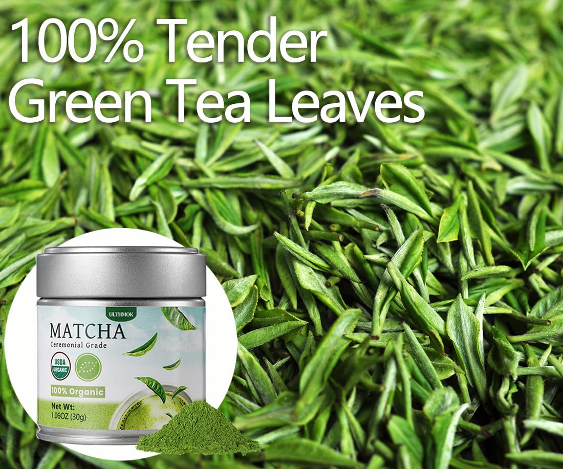 Matcha Verde Ceremonial Orgánico 30g - Sin Aditivos y Vegano