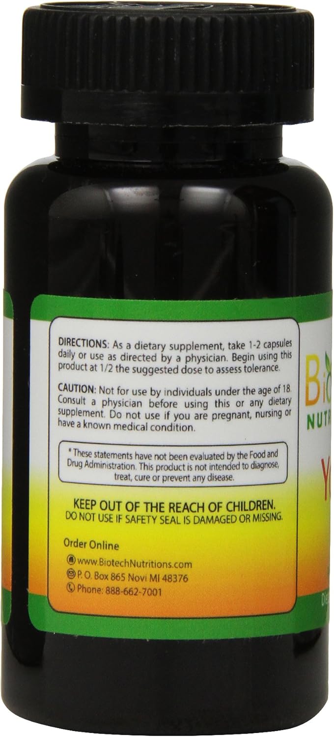 Suplementos Biotech yohimbine HCl dietético 120 unidades