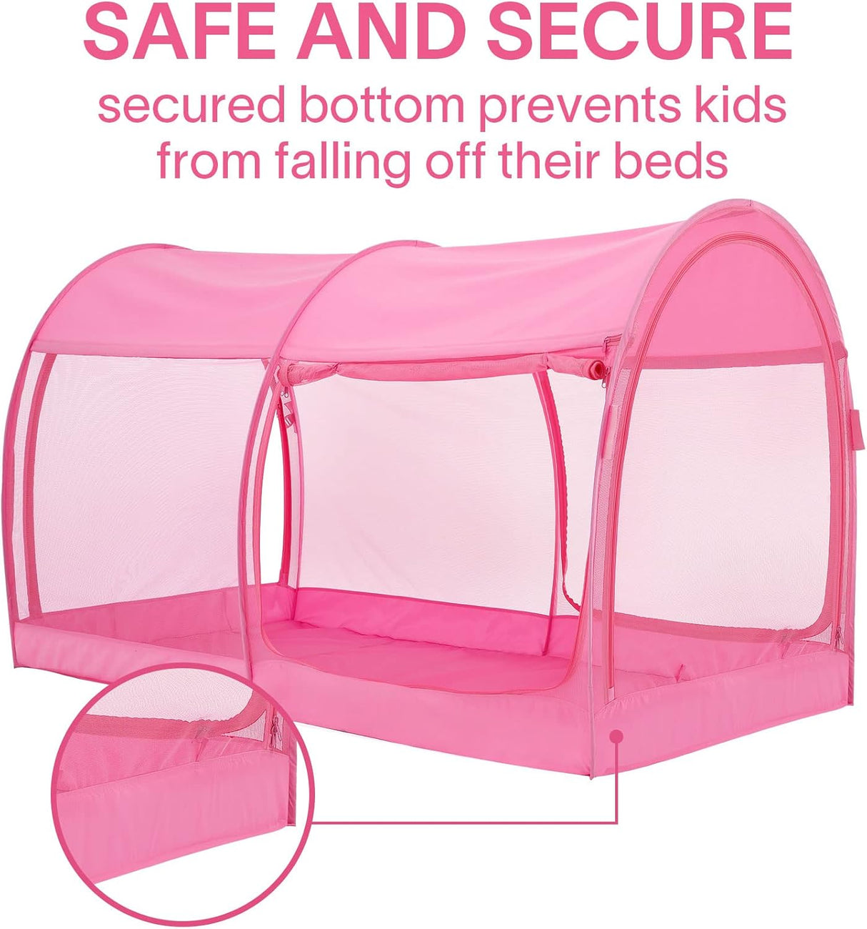 Tiendas de campaña de ensueño transpirable color rosa