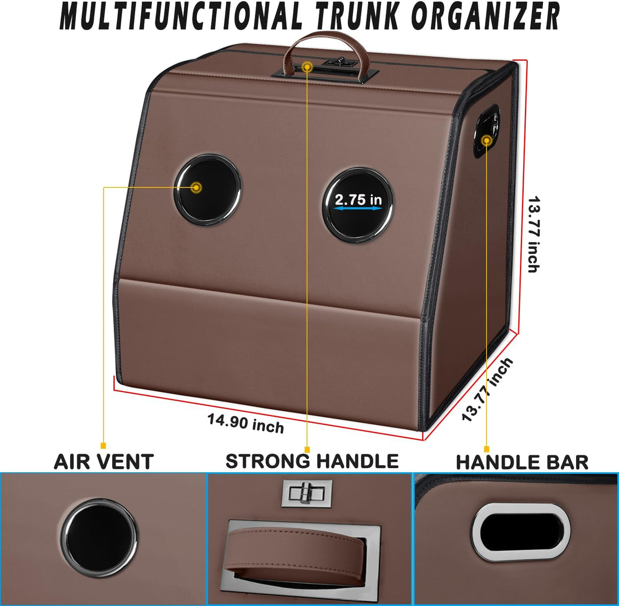 Organizador de Maletero HOLDCY - Impermeable y Ajustable - 14.90