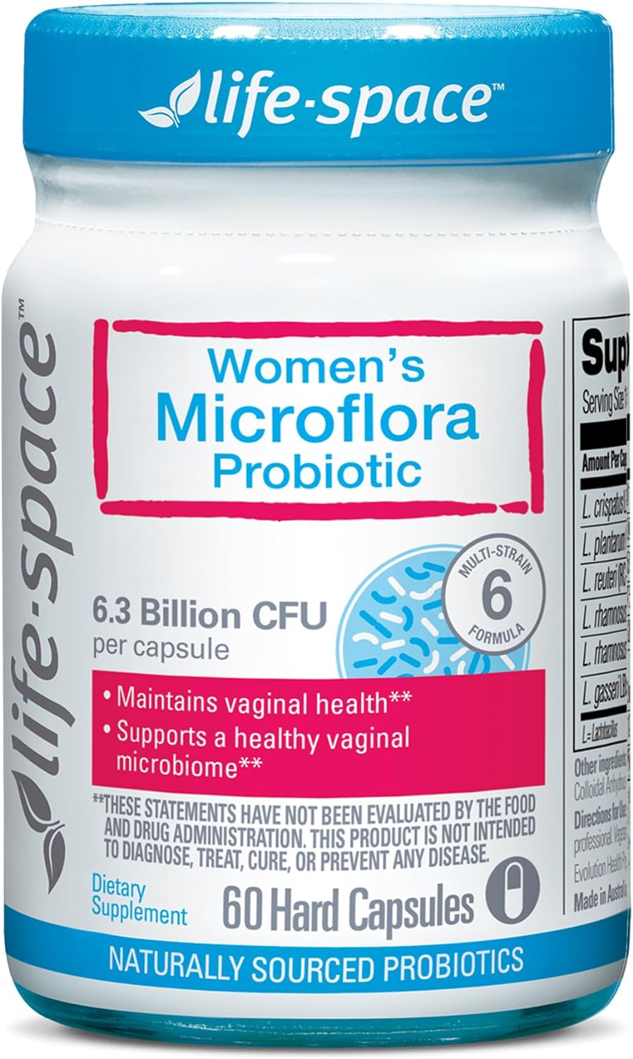 Life-Space Suplemento probiótico de microflora para mujer