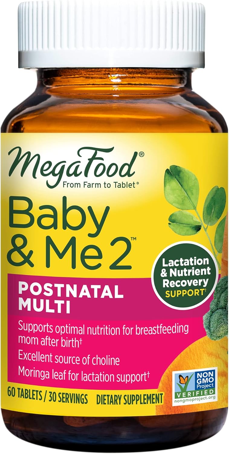 Suplemento MegaFood Baby & Me 2 Vitaminas posnatales 60und