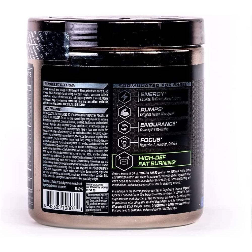 Suplemento Cellucor C4 Ultimate polvo triturado