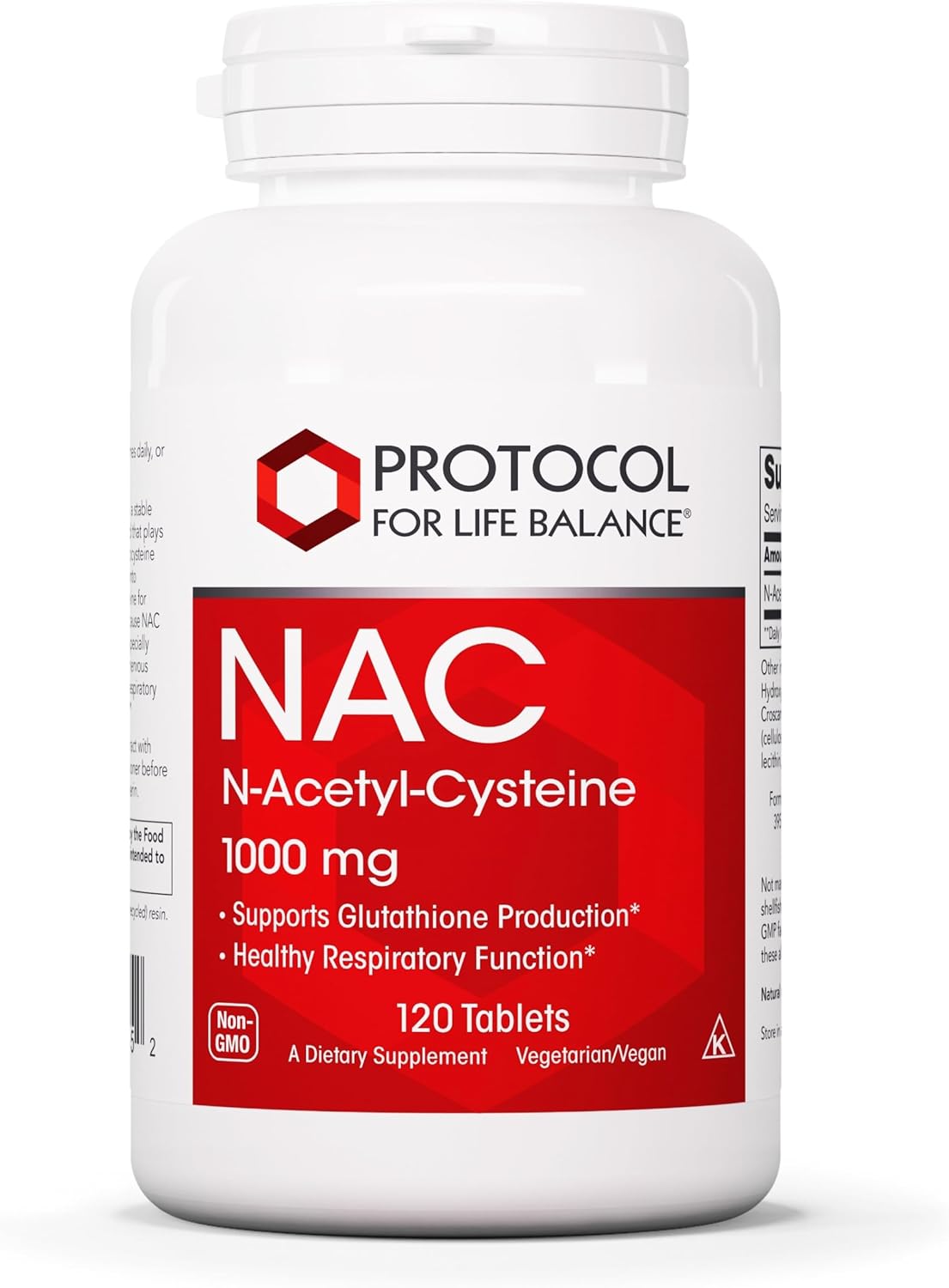 NAC N-Acetil Cisteína 1000mg - PROTOCOL FOR LIFE BALANCE