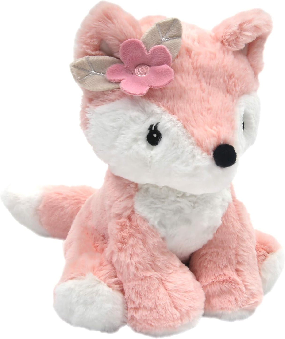 Lambs & Ivy Amistad árbol de peluche rosa bosque zorro de peluche - otoño