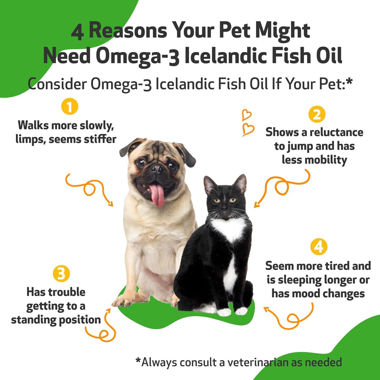 Aceite de pescado omega-3 Daily EFA para perros y gatos