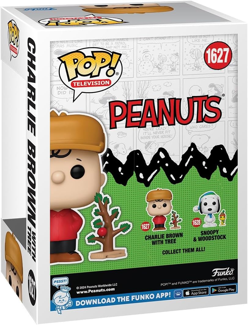 Funko Pop! Películas: Charlie Brown con Árbol - Navidad