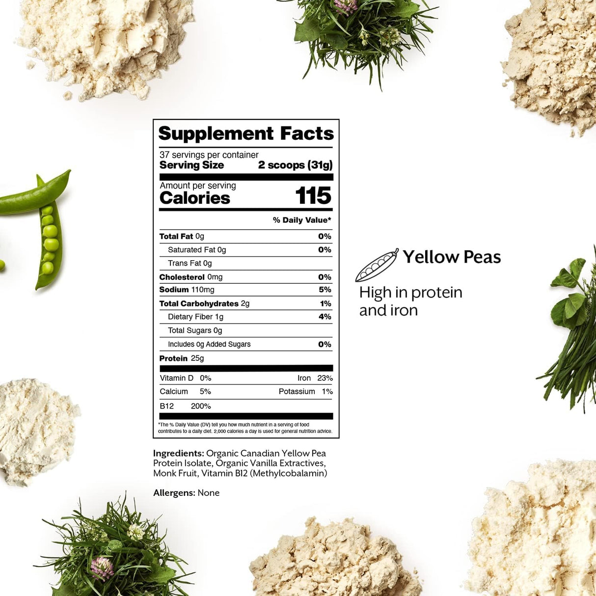 ProMix Nutrition Proteína vegana en polvo a base de plantas
