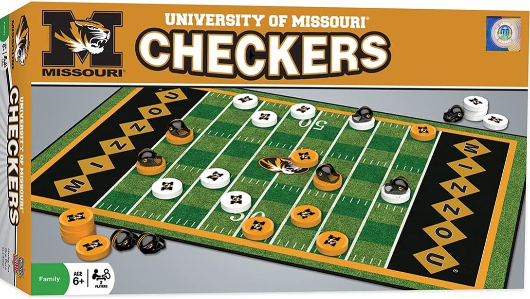 Juego de Damas NCAA Missouri Tigers - MasterPieces - Licenciado