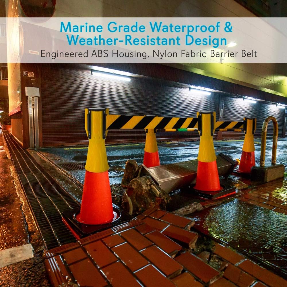 Cinturón de emergencia Pyle PCNTP16X4, retráctil, impermeable