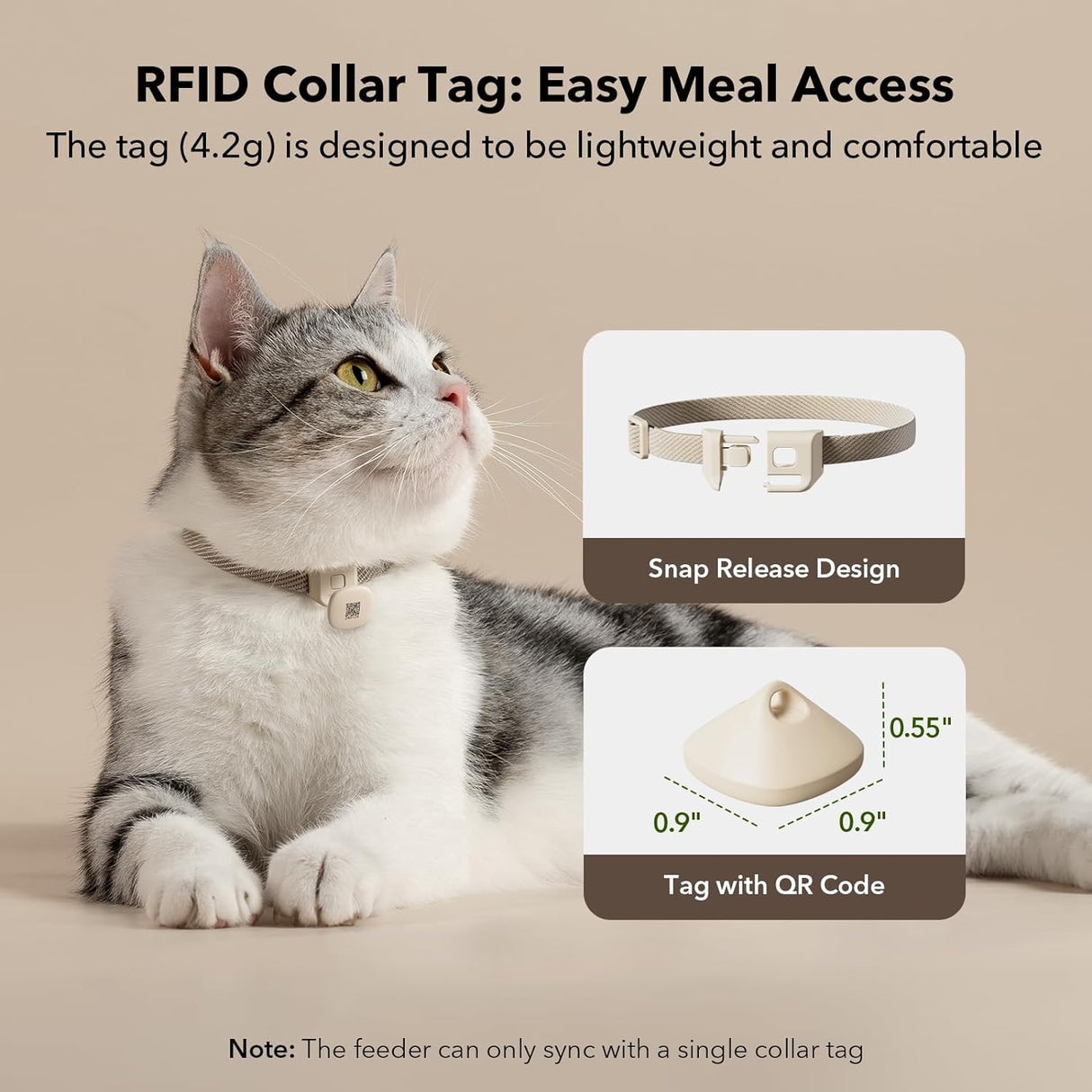 Alimentador automático del gato del RFID PLAF301 PETLIBRO