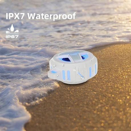 Altavoz Bluetooth de ducha impermeable IPX7 con luz 2000 mAh
