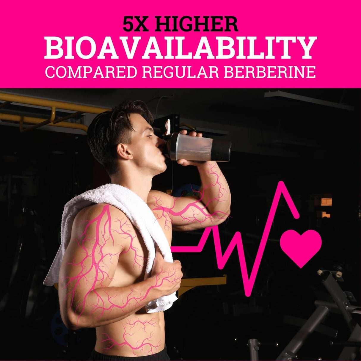 Suplemento de Berberina con Canela de Ceilán, 5X Más Efectivo