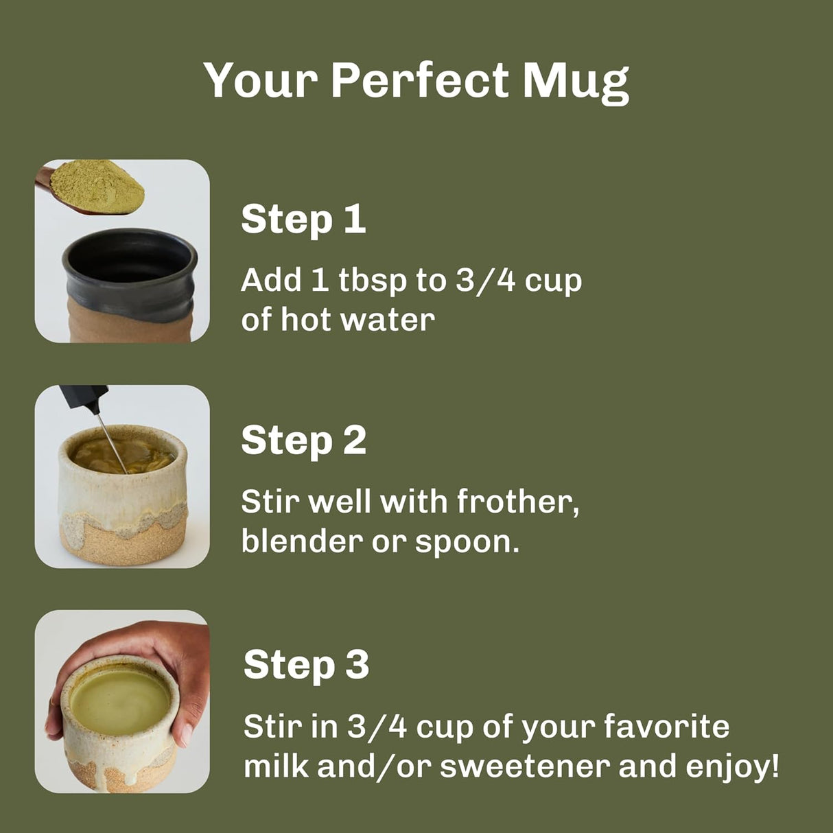 MudWtr Matcha con hongos adaptógenos, 3000mg, 30 porciones