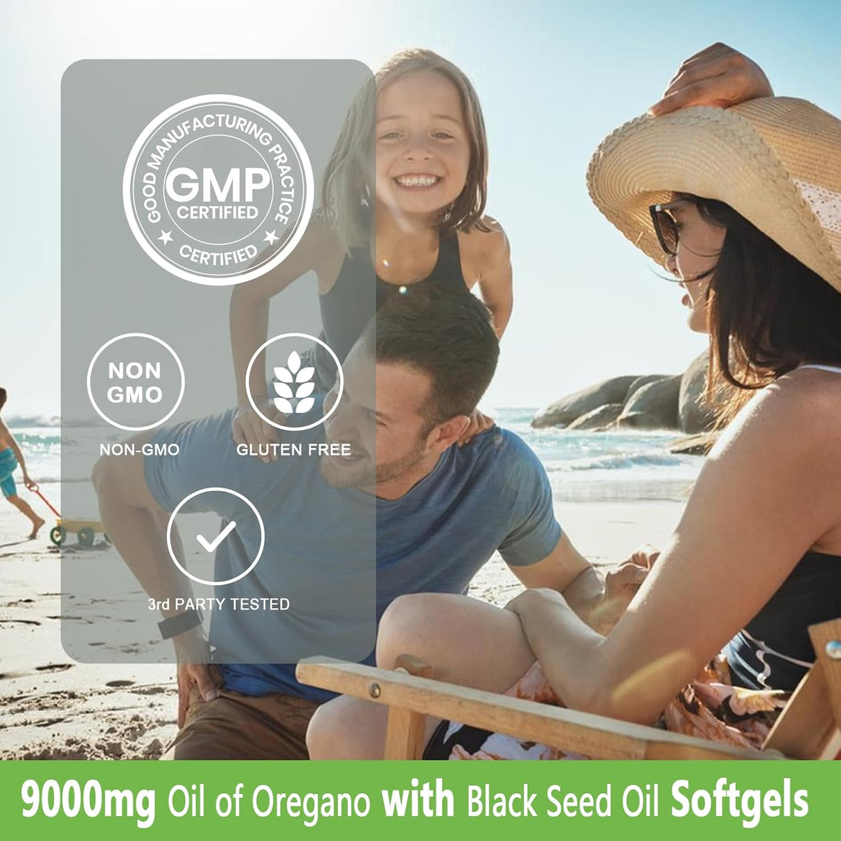Aceite de orégano en softgels Organics, 120 cápsulas