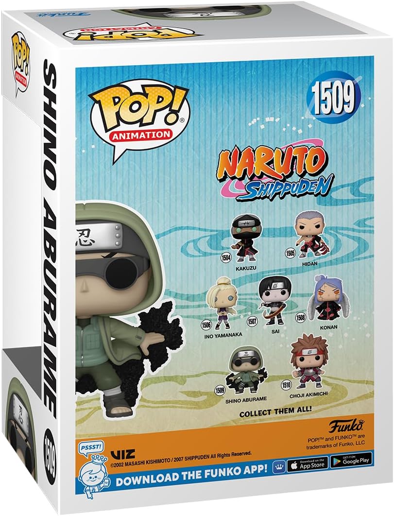 Funko Pop! Naruto Shippuden - Shino Aburame, figura coleccionable