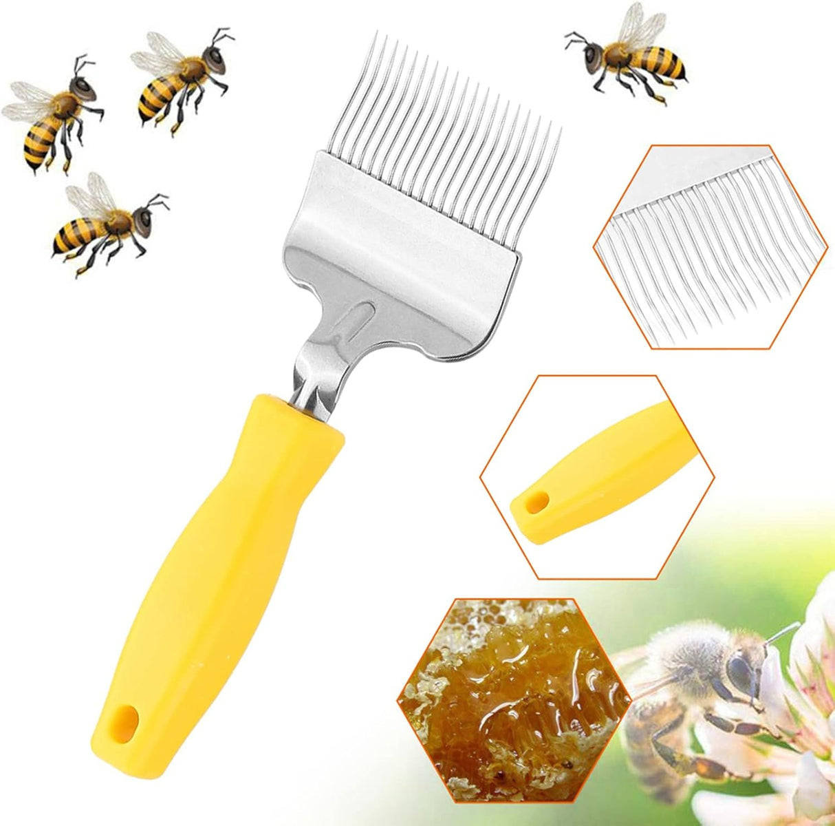 Tenedor Desopercular de Acero Inoxidable, 8.7x2.8in