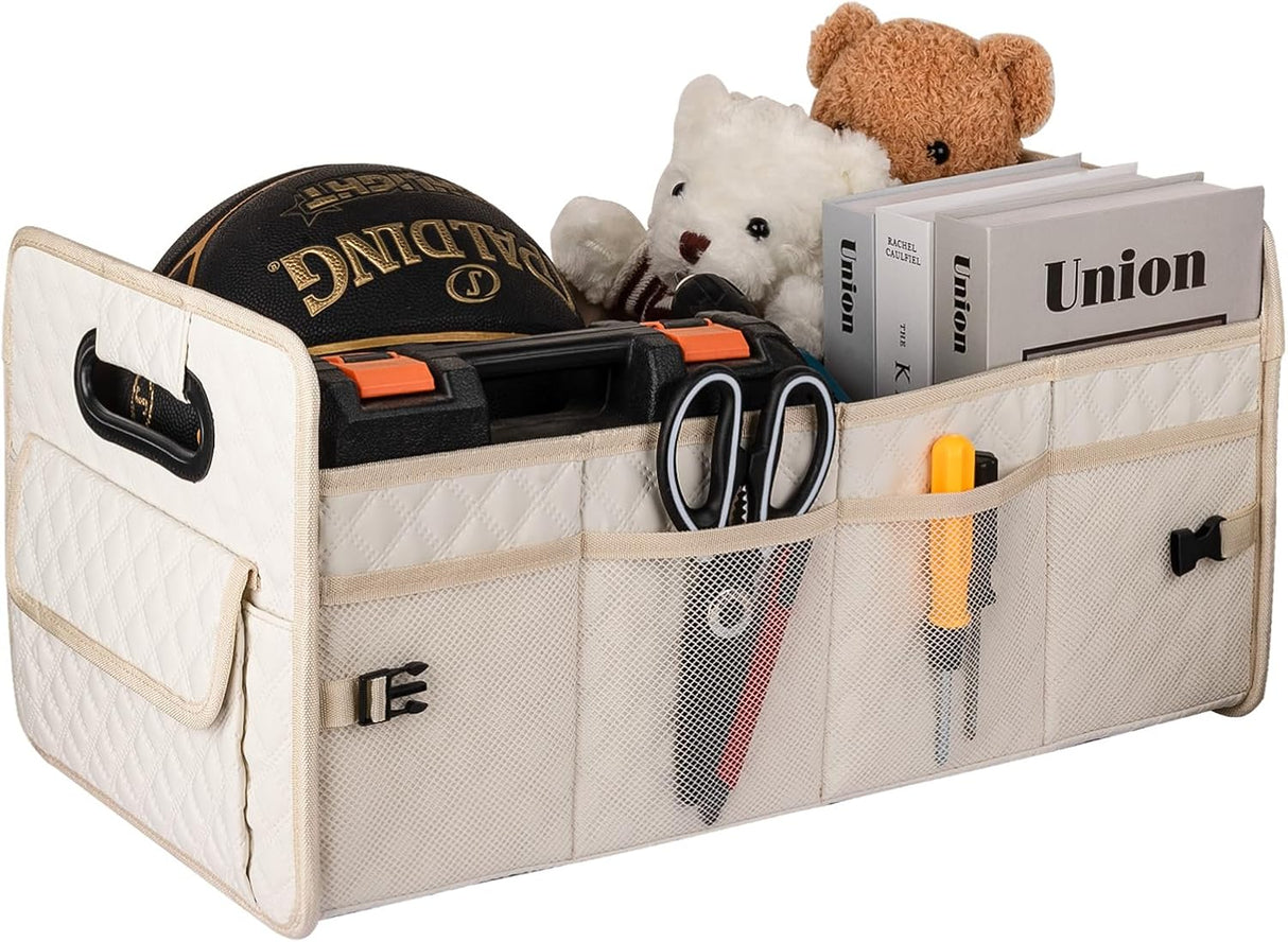 Organizador de Maletero JiatuA, Collapsible, Multi Compartimentos