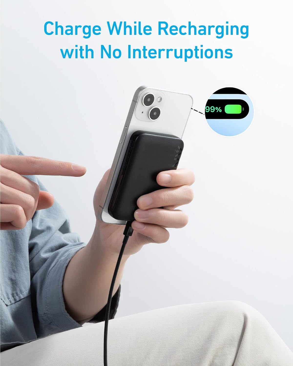 Batería MagGo 321 cargador portátil inalámbrico magnético